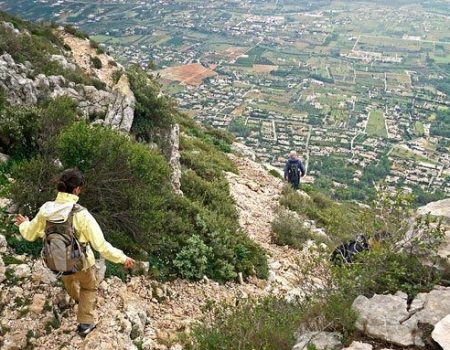 hiking-Montgo-way-down